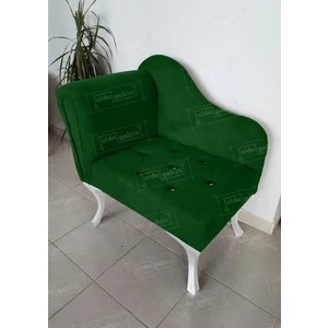 Aldagelsin Tekli Köşe Koltuğu Josefin Bench Beyaz Ayak