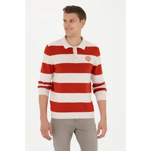 U.S. Polo Assn. Erkek Kiremit Melanj Kazak /Triko 50270975-VR121