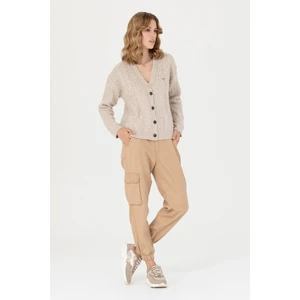 U.S. Polo Assn. Kadın Kum Pantolon (Kanvas-Chino) 50271933-VR085