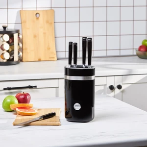 Mastermaid Siyah 6 Parça Standlı Bıçak Seti