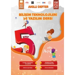 5.sınıf Bilişim Teknolojileri ve Yazılım Dersi Akıllı Defteri Efx Akademi Yayınları