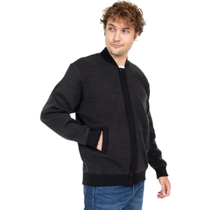 Erkek Orta Yaş ve Üzeri Triko Örgü Içi Astarlı Akrilik Fermuarlı Kışlık Baba Hırka 2062