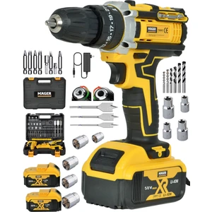 Germany Thechnology Xr 58 Wat Darbeli Çift Akülü Şarjlı Vidalama Matkap
