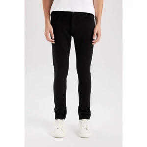 Pedro Slim Fit Dar Kalıp Normal Bel Dar Paça Siyah Jean Pantolon S2711AZ24AU