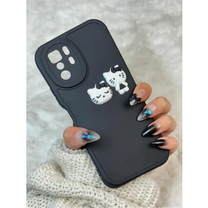 Vip Case Redmi Note 10 Pro Ayıcık Desenli Sevimli 3 Boyutlu Tatlı Şirin Kamera Korumalı Silikon Shape