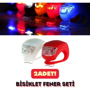 2 Adet Çok Yönlü Pratik Motosiklet Scooter Bisiklet LED Işık Fener Seti