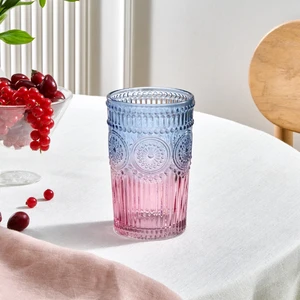 Sunflower Meşrubat Bardağı 332 ml Mavi Pembe