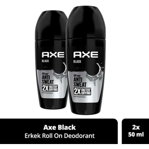Erkek Roll On Deodorant Black 50 ml X2