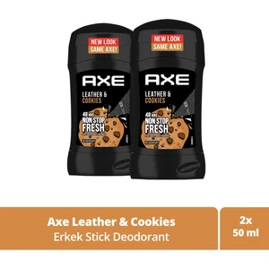Erkek Stick Deodorant Leather And Cookies Kakule ve Mandalina 50 ml X2