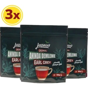 Anında Demleme Siyah Çay Earl Grey 25'li Tek Dem x 3'lü Paket Bergamotlu