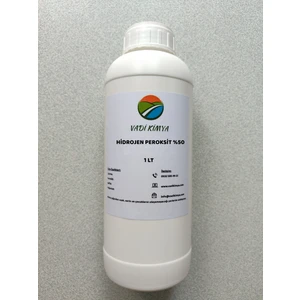 Vadi Kimya Hidrojen Peroksit %50 H2O2 Perhidrol - 1 Lt