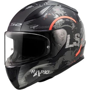 Ls2 Rapıd 2 Cırcle Mat Siyah-Kırmızı Kask