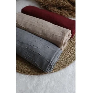 Bambu Kraş Şal 3’lü Set Gri,bej,bordo