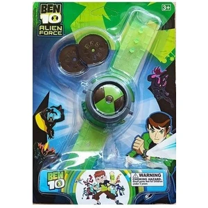 BEN10 Saat Projektörlü Diskli Plastik Oyuncak Saat