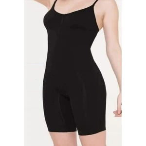 Sweet Sauna Slim Waist Woman 5 Bölge Sıkılaştırıcı Göğüs Göbek Bacak ve Basen Tüm Vücut Boydan Toparlayıcı Ayar Askılı Tam Boy Siyah Renk Korse