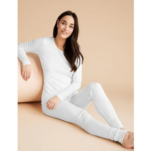 Marks & Spencer Fitil Detaylı Legging Termal Tayt