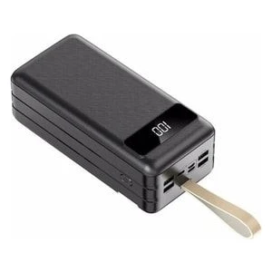 30000MAH 4 USB Çıkışlı Powerbank Type C Lightning ve Mikro USB Girişli El Fenerli