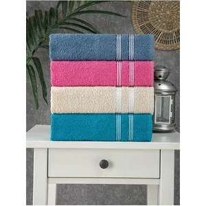 Stripe 4 Lü El & Yüz Havlu Seti