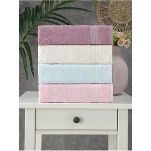 Pastel 4 Lü El & Yüz Havlu Seti