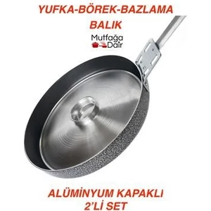 30 cm Kapaklı Tava - Yufka Börek Balık Kızartma Bazlama