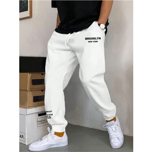 Erkek Brooklyn Baskılı Eşofman Altı