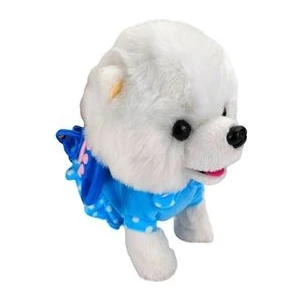 Peluş Köpek Kumandalı Sesli Müzikli Tasmalı Yürüyen Sevimli Köpek - Mia Tasmalı Köpek