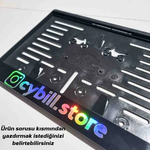 Cybill Store Kişiye Özel Motor Plaka Hologram Yazı Istediğinizi Yazdırın