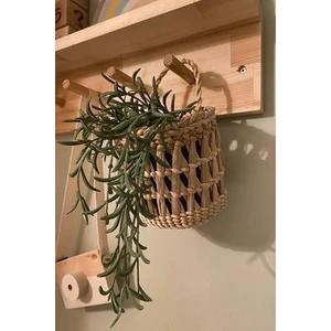 Çok Amaçlı Sepet / Askı Sepet Dekoratif Hasır Sepet / Duvar Sepet 10X10CM