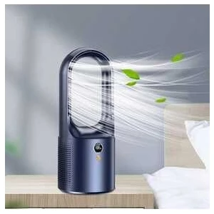 Mini Klima LED Ekran Masaüstü Soğutucu Soğutma Fanı Ev ve Ofis Için Taşınabilir Sessiz Şarjlı Fan