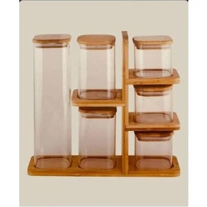 Paçi Alisa Bambu Standlı Baharatlık