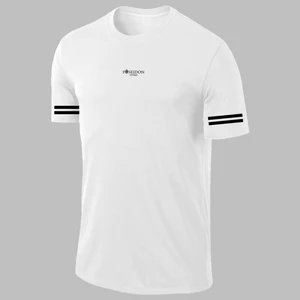 Poseidon Storm Yeni Seri Erkek Beyaz Dri-Fit Kumaş  Baskısız Yürüyüş ve Koşu Için Konforlu T-Shirt  S-3xl