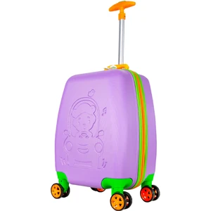 Renkli ve Desenli Çocuk Valizi, Tucklebery Kids Hafif ve Eğlenceli Valiz