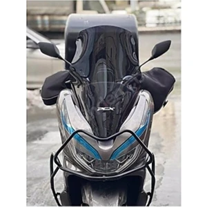 Super Moto  Honda Pcx 2018-2020 Ön Siperlik Tur Camı Uzun Cam