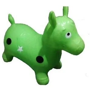 Kırmızı Mavi Yeşil Şişme Eşek Zıp Zıp Pilates & Jimnastik At Geyik Kuzu Çocuk Bebek Şişme Hayvan