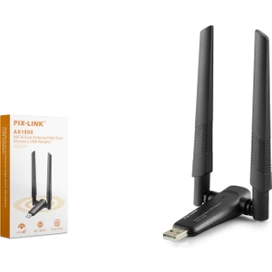 Pıx-Lınk UAX04 USB Wıfı Adaptor Dual Band 1800 2.4ghz&5ghz AIC8800D