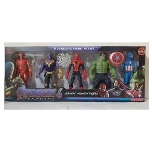 Yenilmezler Hulk Iron Man 5 Li Set 15 cm Işıklı