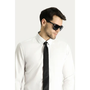 Uzun Kol Slim Fit Dar Kesim Non Iron Ütü Gerektirmeyen Pamuklu Gömlek