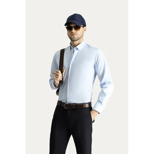 Uzun Kol Regular Fit Non Iron Ütü Gerektirmeyen Pamuklu Gömlek