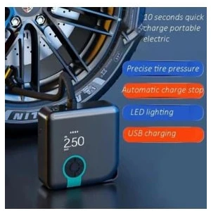 Araba Oto Araç Lastik Şişirme Pompası Şarjlı Dijital Lastik Şişirme Pompası Taşınabilir
