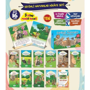 1. Sınıf Sevimli Hayvanlar Hikaye Seti 10 Kitap