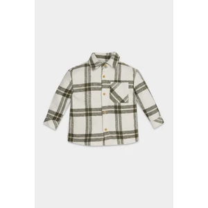 Erkek Bebek Flanel Uzun Kollu Cepli Kareli Gömlek D5226A524AU