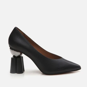 01AYH293920A100 HAKIKI Deri Siyah Kadın Stiletto