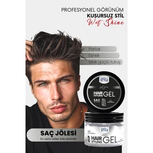 Ondüla Style Saç Jölesi | Şekillendirici | Islak Ve Parlak Sert Tutuş- Gray300ml