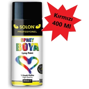 2 Adet Bayrak Kırmızı Sprey Boya 400 ml