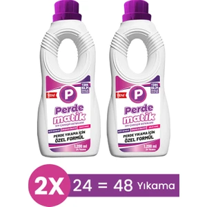 Tül, Dantel ve Hassas Kumaşlar Için Sıvı Perde Vegan Çamaşır Deterjanı 2ADET 1200 ml