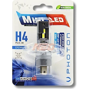 Mini H4 Kompakt LED (Tekli Blister)
