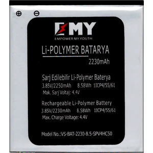 Vestel Venus 5000 Uyumlu  Batarya