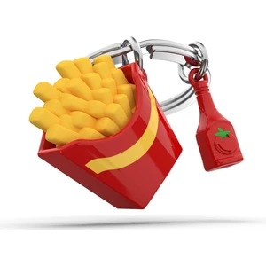 French Fries ve  Ketçup Anahtarlık