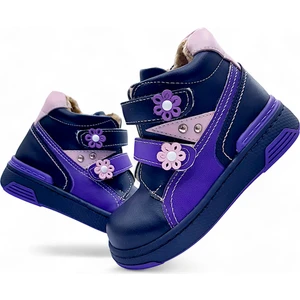 Ortopedik Kürklü Kız Bebek ve Çocuk Botu PMABEPA2306 Siyah Mor 27