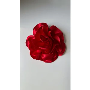 Âlâ Atelier Iğneli Kumaş Çiçek Broş Gül Broş Kırmızı